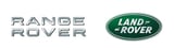 Range Rover and Land Rover logos side by side on white background